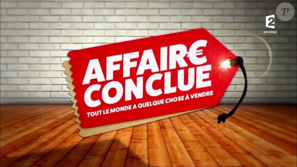 Parmi les acheteurs d'"Affaire conclue" sur France 2, il y a une personnalité très connue à l'étranger...
Logo de l'émission "Affaire conclue".