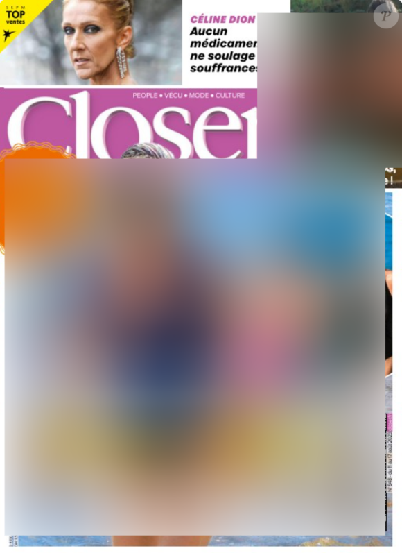 Couverture du dernier numéro de "Closer" paru le vendredi 11 août 2023.
