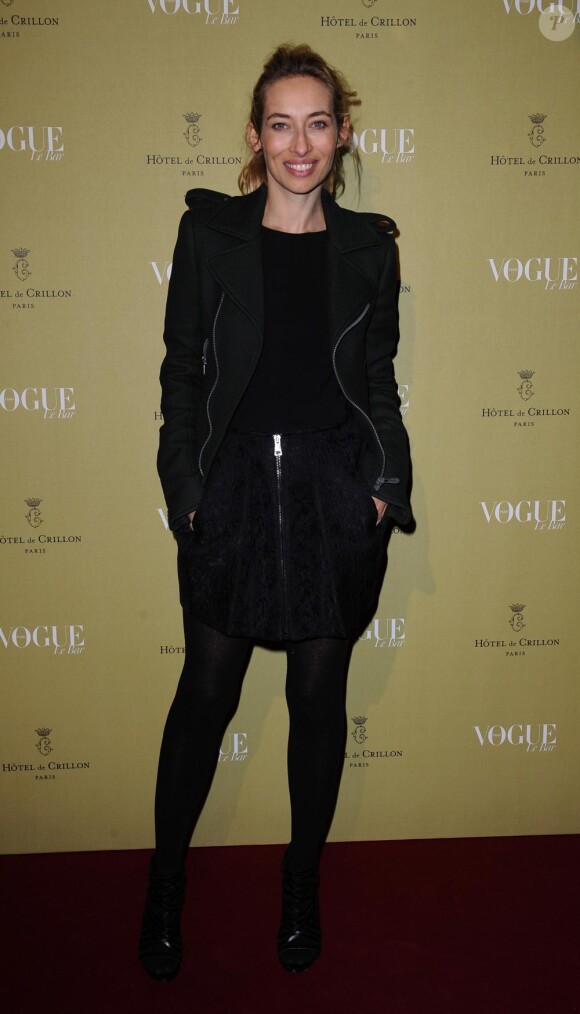 Alexandra Golovanoff à la soirée Vogue à l'Hôtel de Crillon à Paris. Le 4 mars 2010