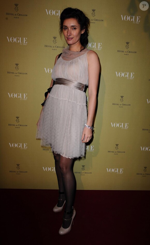 Zofia Reno à la soirée Vogue à l'Hôtel de Crillon à Paris. Le 4 mars 2010