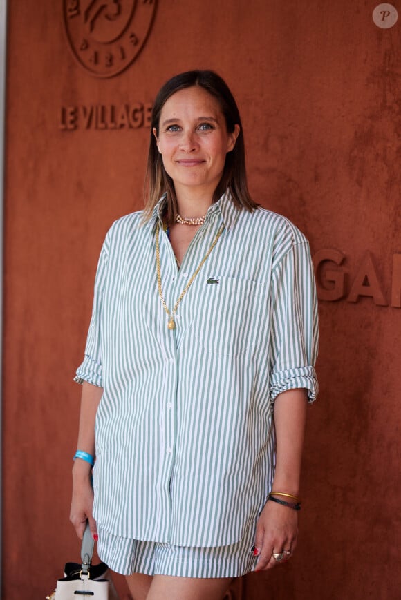 Julie de Bona au Village Roland Garros lors des Internationaux de France de tennis de Roland Garros 2023, à Paris, France, le 1er juin 2023. © Moreau-Jacovides/Bestimage 