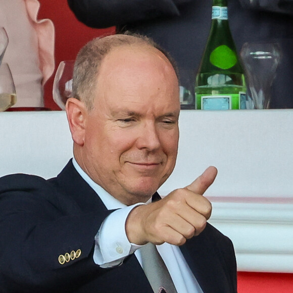 Le prince Albert II de Monaco lors de la dernière soirée de la 17ème édition du Longines Global Champions Tour à Monaco, le 1er juillet 2023 sur le port de Monaco, pour le Longines Global Champions. © Claudia Albuquerque/Bestimage 