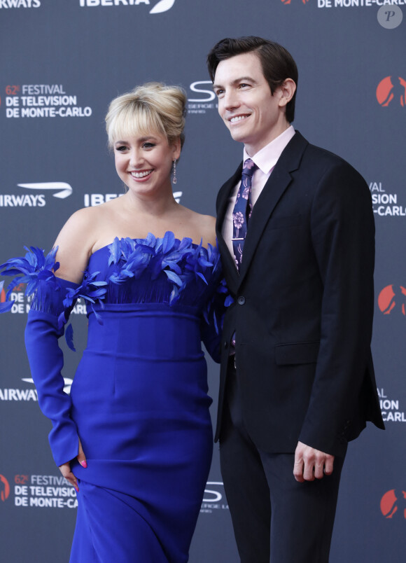 Jazmin Grace Grimaldi et Ian Mellencamp sur le tapis rouge du photocall de la cérémonie d'ouverture du 62ème Festival de Télévision de Monte-Carlo, à Monaco, le 16 juin 2023. © Denis Guignebourg/BestImage 