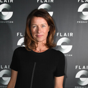 Carole Gaessler - Soirée du 10ème anniversaire de l'agence audiovisiuelle "Flair production" à l'hôtel "Le Marois" à Paris le 28 mars 2019. © Coadic Guirec/Bestimage