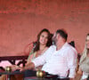 Et l'acteur lui a fait une drôle de demande.
Exclusif - Kad Merad et sa compagne Julia Vignali lors de la soirée du grand gala du "Marrakech du Rire 2022" pour la 10ème édition au palais El Badiî à Marrakech, Maroc, le 18 juin 2022. © Rachid Bellak/Bestimage
