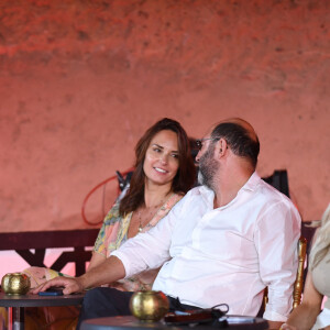 Et l'acteur lui a fait une drôle de demande.
Exclusif - Kad Merad et sa compagne Julia Vignali lors de la soirée du grand gala du "Marrakech du Rire 2022" pour la 10ème édition au palais El Badiî à Marrakech, Maroc, le 18 juin 2022. © Rachid Bellak/Bestimage