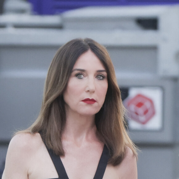 Exclusif - Elsa Zylberstein - Emission "C à vous" lors du 76ème Festival International du Film de Cannes le 23 mai 2023. © Jack Tribeca/Bestimage 