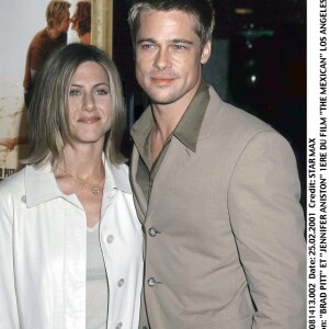 "BRAD PITT" ET "JENNIFER ANISTON" 1ERE DU FILM "THE MEXICAN" LOS ANGELES "PLAN AMERICAIN"