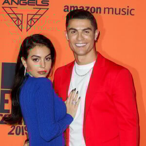 Cristiano Ronaldo et sa compagne Georgina Rodriguez à la soirée MTV European Music Awards 2019 (MTV EMA’s) au FIBES Conference and Exhibition Centre à Séville en Espagne, le 3 novembre 2019