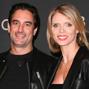 Laurent Schenten et sa femme Sylvie Tellier à la première du film "Babylon" au cinéma Le Grand Rex à Paris, France, le 14 janvier 2023. © Coadic Guirec/Bestimage 