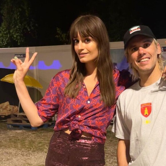 Clara Luciani et Orelsan sur Instagram. Le 7 juillet 2022.