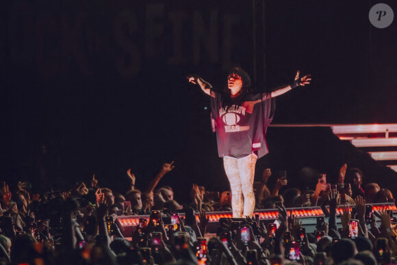 Un concert complètement fou.
Billie Eilish en concert au festival Rock en Seine (23, 25, 26, 27 août 2023) au domaine national de Saint Cloud, le 23 août 2023. 