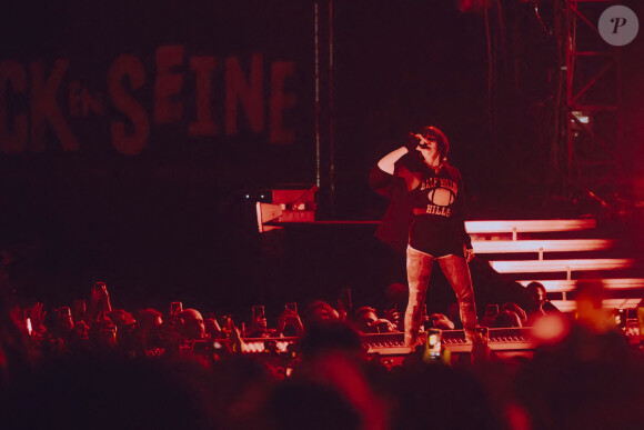 Tove Lo a elle aussi fait le show, entre autres.
Billie Eilish en concert au festival Rock en Seine (23, 25, 26, 27 août 2023) au domaine national de Saint Cloud, le 23 août 2023. 