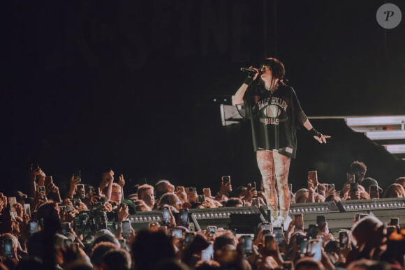 Billie Eilish en concert au festival Rock en Seine (23, 25, 26, 27 août 2023) au domaine national de Saint Cloud, le 23 août 2023. 