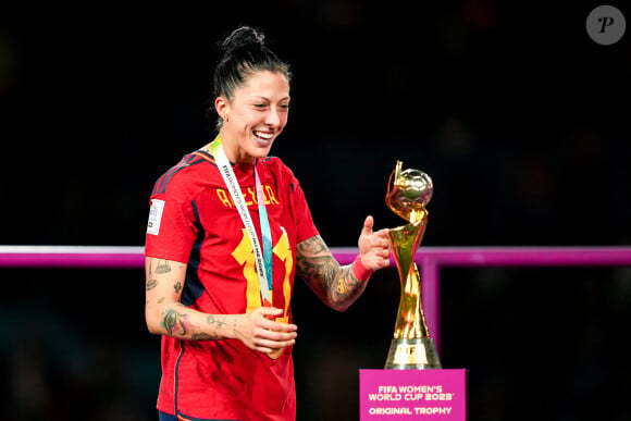 
Jennifer Hermoso - L'Espagne remporte la Coupe du monde féminine de football (FIFA) face à l'Angleterre (1 - 0) à Sydney, le 20 août 2023. La capitaine et buteuse espagnole, O.Carmona, a appris la mort de son père, après la finale. (Credit Image: © Daniela Porcelli/Sport Press Photo via ZUMA Press)