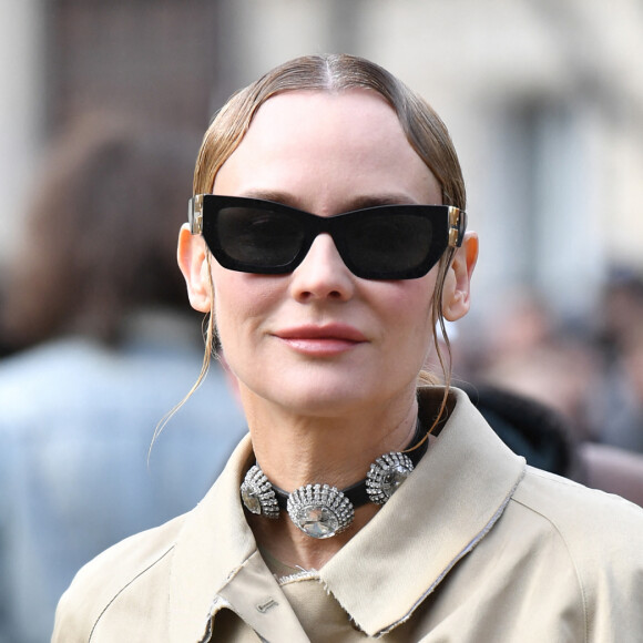 Diane Kruger - Arrivées au défilé Miu Miu prêt-à-porter automne-hiver 2023/2024 lors de la Fashion Week de Paris (PFW), à Paris, France, le 7 mars 2023. © Veeren / Christophe Clovis / Bestimage 