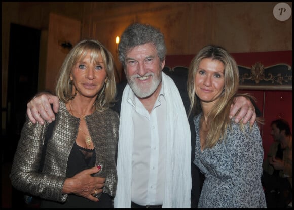 Patrick Préjean, sa femme Liliane et leur fille Laura - Soirée russe au cercle national des armées à Paris.