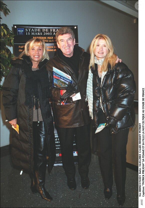 Patrick Préjean, sa femme Liliane et sa fille Laura - la nuit celtique au Stade de France.