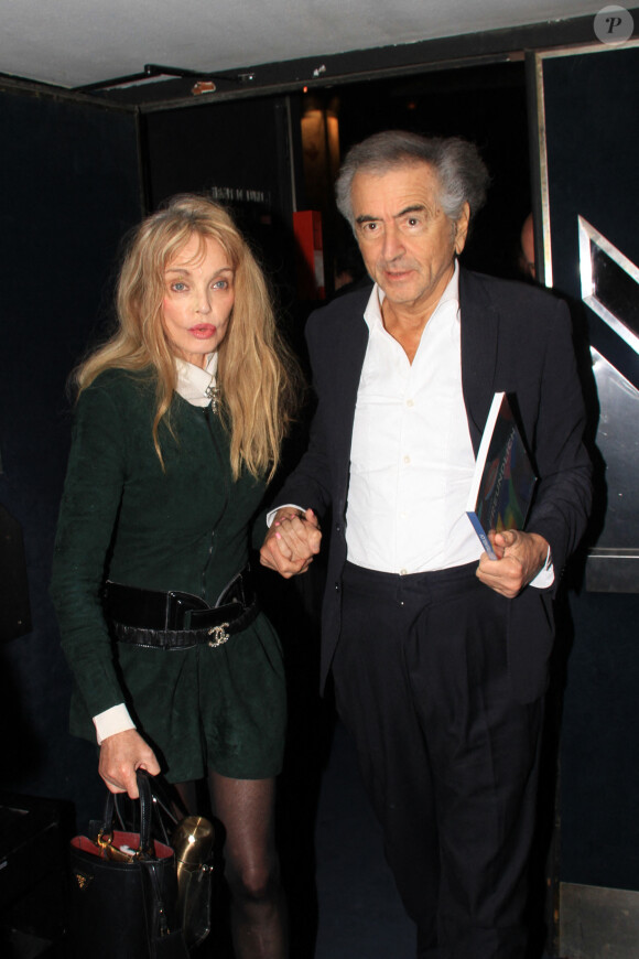 Exclusif - Bernard-Henri Lévy et sa femme Arielle Dombasle - Avant-première du film "Aucun ours" au cinéma Le Balzac à Paris le 14 novembre 2022. © Philippe Baldini / Bestimage 