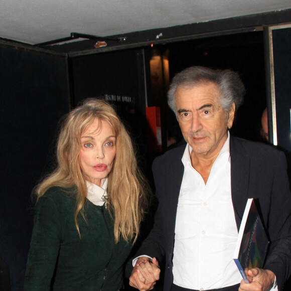 Exclusif - Bernard-Henri Lévy et sa femme Arielle Dombasle - Avant-première du film "Aucun ours" au cinéma Le Balzac à Paris le 14 novembre 2022. © Philippe Baldini / Bestimage 