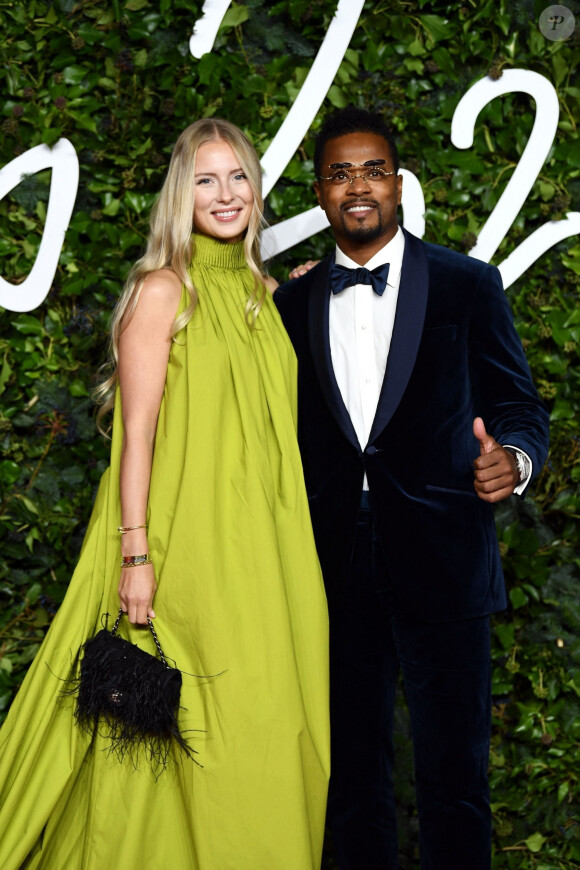 L'ancien footballeur vient de devenir père pour la seconde fois avec sa fiancée, Margaux Alexandra

Patrice Evra et sa femme Sandra Evra au photocall de la soirée des "British Fashion Awards 2021" à Londres, le 29 novembre 2021.