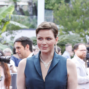 L'ancienne nageuse sera présente à Johannesburg du 15 au 17 septembre 2023, pour participer au premier Water Bike Run Challenge.
La princesse Charlene de Monaco - Photocall de la cérémonie de clôture du 62ème festival de télévision de Monte-Carlo le 20 juin 2023. © Denis Guignebourg / Bestimage 