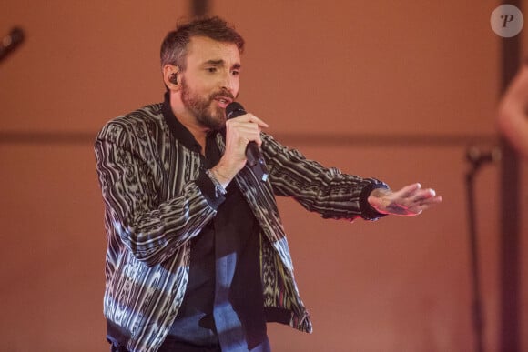 Exclusif - Christophe Willem en concert au théâtre Sébastopol à Lille, le 29 mars 2018.