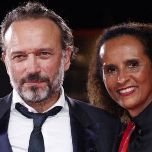 Vincent Perez et Karine Silla lors du 80ème festival international du film de Venise, La Mostra le 31 août 2023.