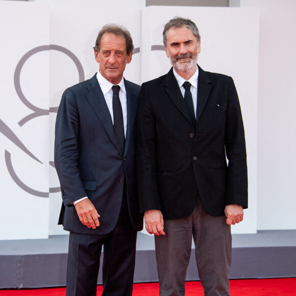 Vincent Lindon, Xavier Giannoli lors du 80ème festival international du film de Venise, La Mostra le 31 août 2023.