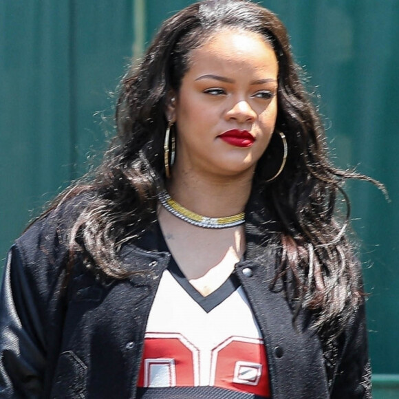 Rihanna a perdu sa cousine
Exclusif - Rihanna (enceinte) est allée déjeuner avec son compagnon Asap rocky au restaurantWally à Los Angeles.