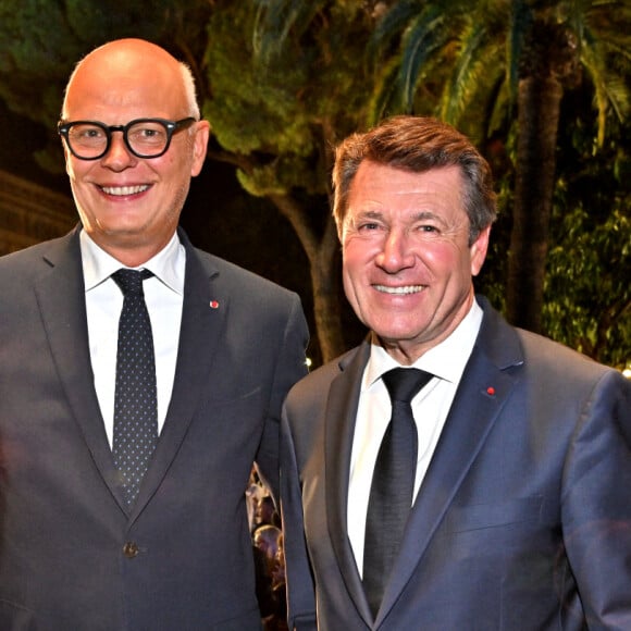 Christian Estrosi, le maire de Nice, avec sa femme, Laura Tenoudji Estrosi et son invité d'honneur Edouard Philippe, a orchestré "Lou Festin Nissart"