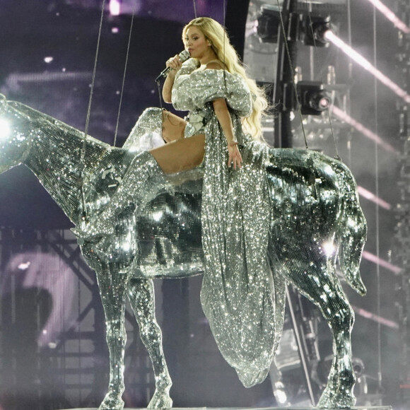 Beyoncé en concert au SoFi Stadium, à Inglewood en Californie, le 1er septembre 2023.