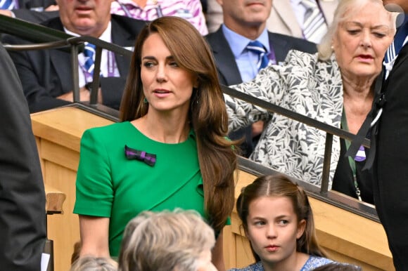 Kate Middleton et le prince William sont parents de trois enfants, George, Charlotte et Louis.
Tennis : Wimbledon 2023 - Angleterre - Finale simple Messieurs- Victoire de Carlos Alcaraz ©Chryslene Caillaud / Panoramic / Bestimage
