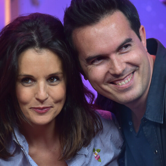 Faustine Bollaert et son mari Maxime Chattam - People au lancement du nouveau spectacle "Mickey et le magicien" au Parc Disneyland Paris. Le 2 juillet 2016 © Giancarlo Gorassini / Bestimage