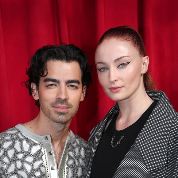 Joe Jonas et sa femme Sophie Turner - Défilé de mode Louis Vuitton, Prêt-à-porter Printemps / Eté 2023 dans le cadre de la Fashion Week de Paris, France, le 04 Octobre 2022.