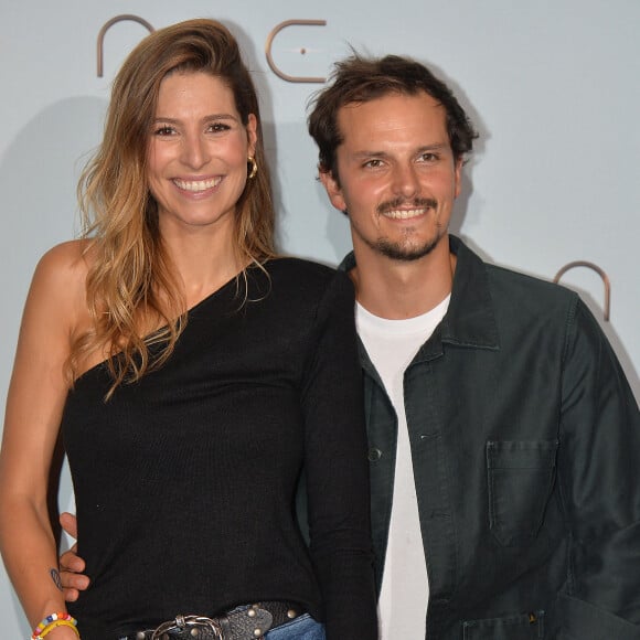 Juan Arbelaez et sa femme Laury Thilleman - Projection du film "Dune" au cinéma Le Grand Rex à Paris, le 6 septembre 2021. © Veeren/Bestimage 