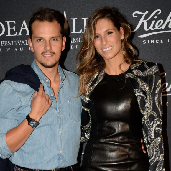 Exclusif - Juan Arbelaez et sa compagne Laury Thilleman (Miss France 2011) - Soirée au Kiehl's Club lors du 43ème Festival du Cinéma Américain de Deauville, France, le 2 septembre 2017. © Rachid Bellak/Bestimage 