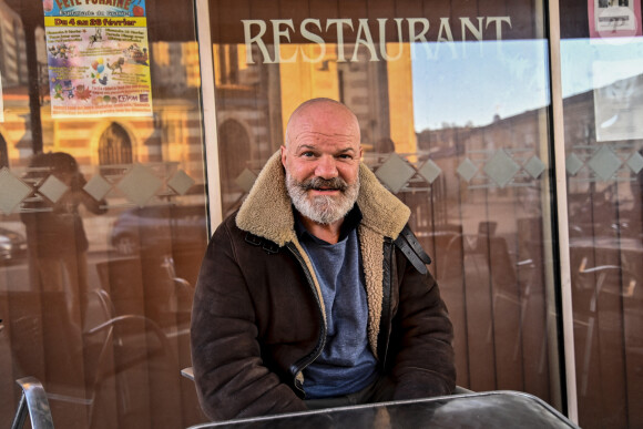 Philippe Etchebest sur le tournage de l'émission "Cauchemar en Cuisine" à Agen, le 20 février 2023.