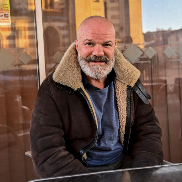 Philippe Etchebest sur le tournage de l'émission "Cauchemar en Cuisine" à Agen, le 20 février 2023.