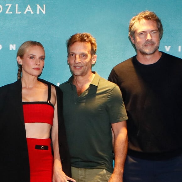 Yann Gozlan (réalisateur), Marta Nieto, Diane Kruger, Matthieu Kassovitz - Avant-première du film "Visions" au cinéma Pathé Wepler à Paris, France, le 29 août 2023. © Christophe Clovis / Bestimage