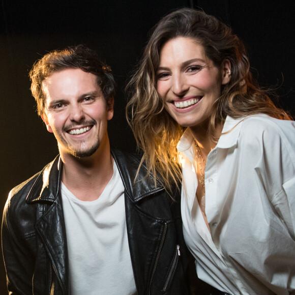 Exclusif - Laury Thilleman et son mari Juan Arbelaez - Backstage - Enregistrement de l'émission "La Chanson secrète 9" à la Seine musicale à Paris, diffusée le 27 novembre sur TF1 à 21h05  © Gaffiot-Moreau / Bestimage 