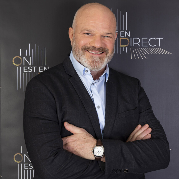 Exclusif - Philippe Etchebest - Chef étoilé et meilleur ouvrier de France - Backstage de l'émission OEED (On Est En Direct) , présentée par Laurent Ruquier et diffusée en direct le 17/04/21 sur France2 - Paris le 17/04/2021 ©Jack Tribeca / Bestimage 
