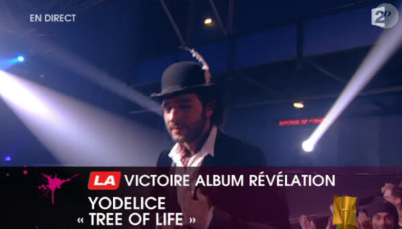 Yodelice (plus connu sous le nom de Maxim Nucci) remporte la Victoire de l'Album révélation.