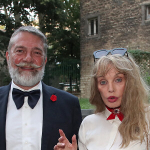 Exclusif - Michel Fau, Jean-Claude Sarragosse, Arielle Dombasle - Avant-première du film "Les Secrets de la Princesse de Cadignan" d'Arielle Dombasle au CNC à Paris, le 5 septembre 2023. © Bertrand Rindoff / Bestimage