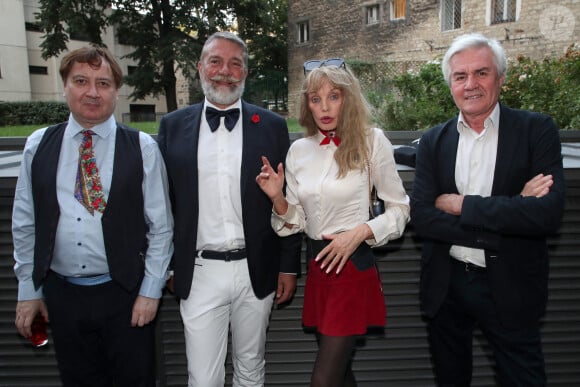 Exclusif - Michel Fau, Jean-Claude Sarragosse, Arielle Dombasle - Avant-première du film "Les Secrets de la Princesse de Cadignan" d'Arielle Dombasle au CNC à Paris, le 5 septembre 2023. © Bertrand Rindoff / Bestimage