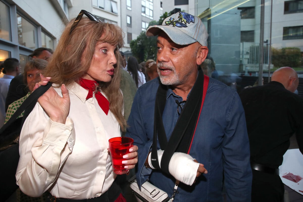 Photo : Exclusif - Arielle Dombasle Et Christian Louboutin - Avant ...