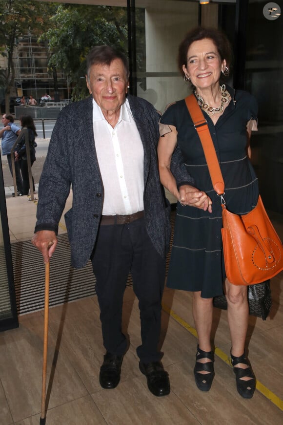 Exclusif - Professeur Étienne Beaulieu et sa femme Simone Hariri - Avant-première du film "Les Secrets de la Princesse de Cadignan" d'Arielle Dombasle au CNC à Paris, le 5 septembre 2023. © Bertrand Rindoff / Bestimage