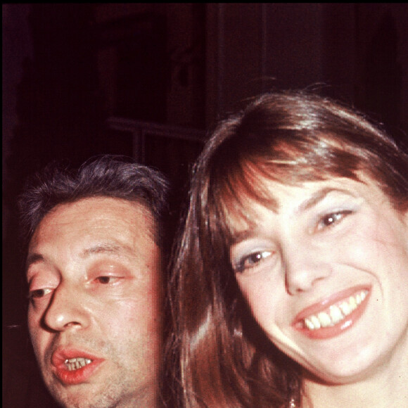 Jane Birking et Serge Gainsbourg en 1974.