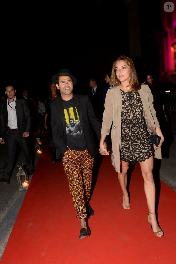 Exclusif - Jamel Debbouze et sa femme Melissa Theuriau au cocktail "Aftershow" dans le cadre du festival Marrakech du Rire 2016. Marrakech, le 4 juin 2016. © Bellak Rachid/Bestimage