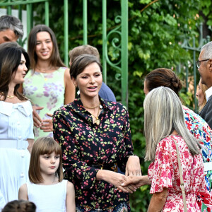 Le prince Albert II de Monaco, sa femme la princesse Charlene et leurs enfants, le prince héréditaire Jacques et la princesse Gabriella, accompagnés de Charlotte Casiraghi, de son fils Raphaël Elmaleh, de Dimittri Rassam, son mari et de leur fils Balthazar, entourés des membres du Conseil Municipal ont participé au traditionnel pique-nique des Monégasques " U Cavagnëtu " au parc Princesse Antoinette, à Monaco, le 9 septembre 2023. Après une messe célébrée par l'Archevêque de Monaco, tout le monde s'est retrouvé autour des inévitables barbajuans, accompagnés de pissaladières, de fougasses à l'anis et bien sûr de la socca. © Bruno Bebert / Bestimage 